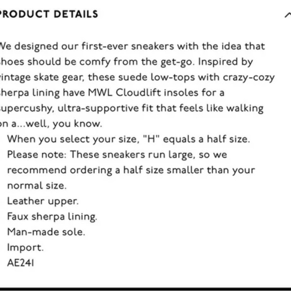 Madewell Sidewalk Low-Top In Suede And Sherpa Fits Women’ 8 - Picture 2 of 5